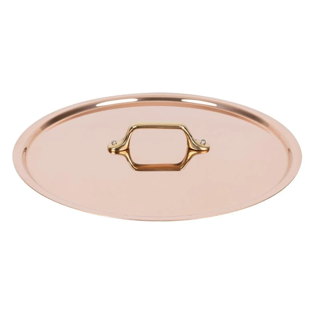 De Buyer Inocuivre Lid with Brass Handle 28cm - Image 2