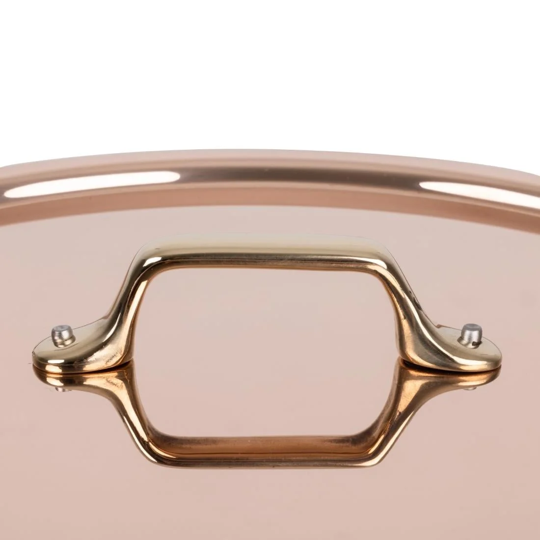 De Buyer Inocuivre Lid with Brass Handle 28cm - Image 4