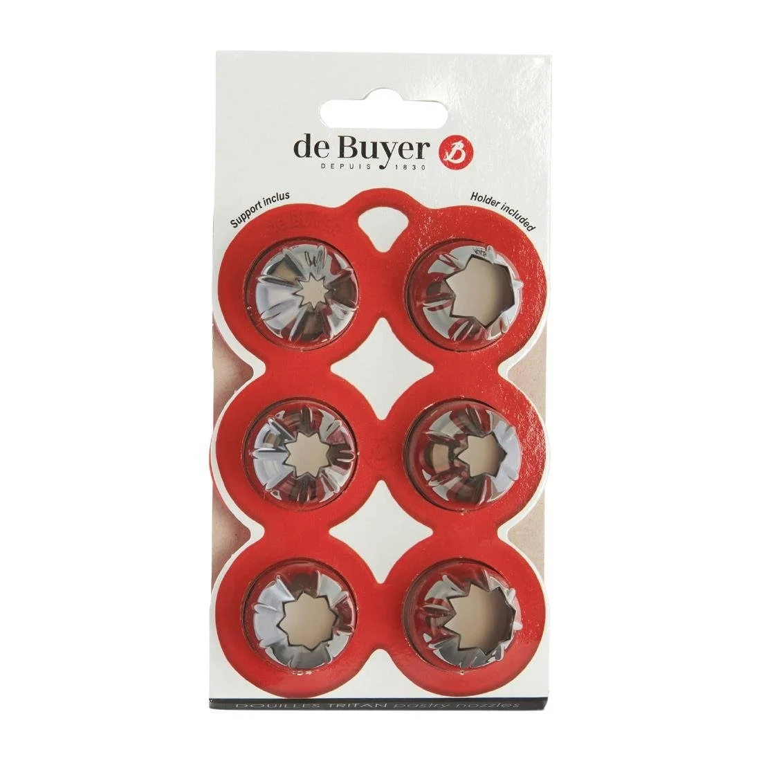 De Buyer Tritan Star Nozzles (6 Pack)