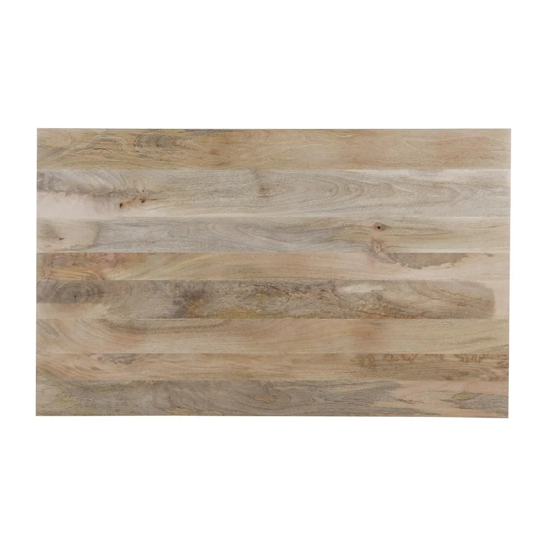Bolero Bistro Dining Table Mango Wood Top Black Frame 1450mm - Image 13