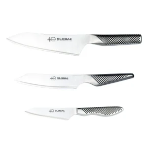 Global 40th Anniversary Limited Edition 3-Piece Knife Set