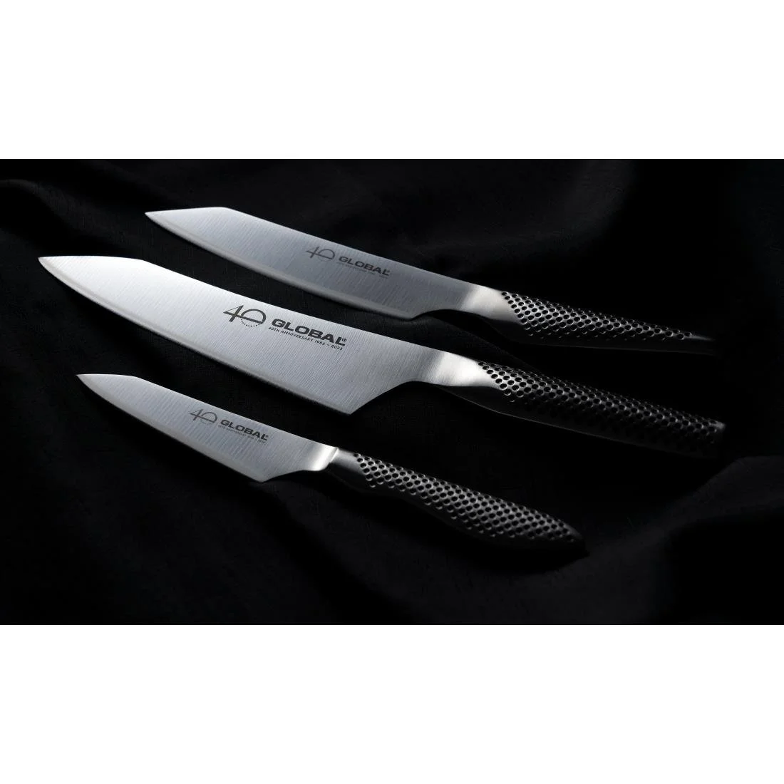 Global 40th Anniversary Limited Edition 3-Piece Knife Set - Image 3