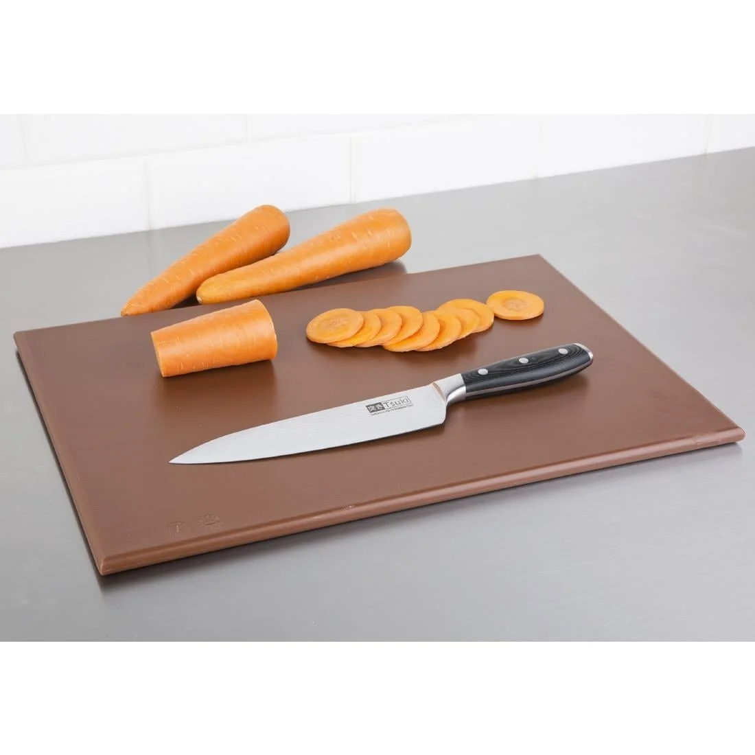 Hygiplas High Density Brown Chopping Board Standard - Image 3