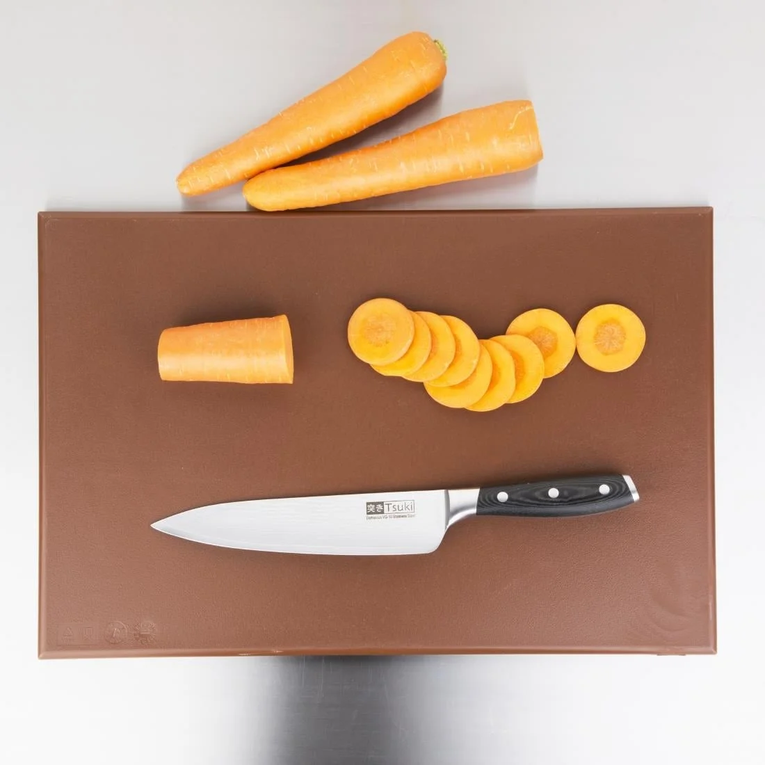Hygiplas High Density Brown Chopping Board Standard - Image 4