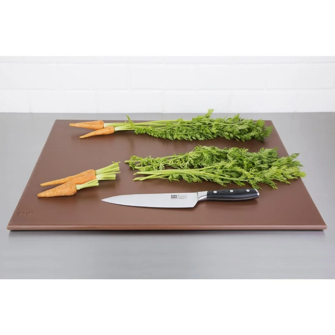 Hygiplas High Density Brown Chopping Board Large - Image 2