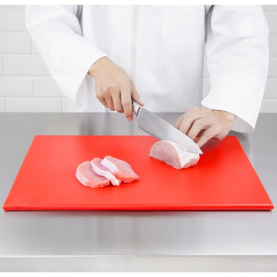 Hygiplas High Density Red Chopping Board Standard - Image 5
