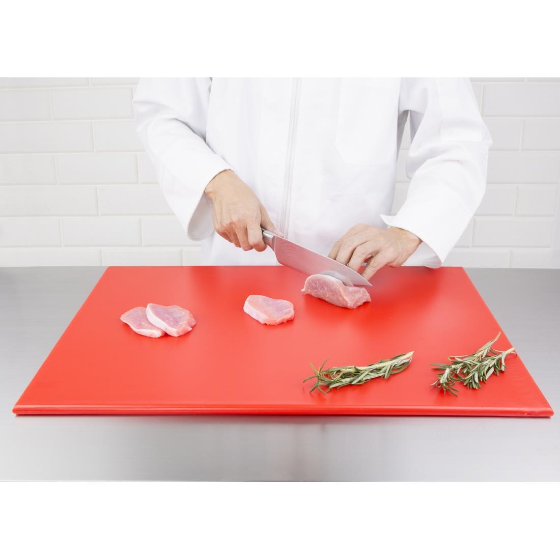 Hygiplas High Density Red Chopping Board Large