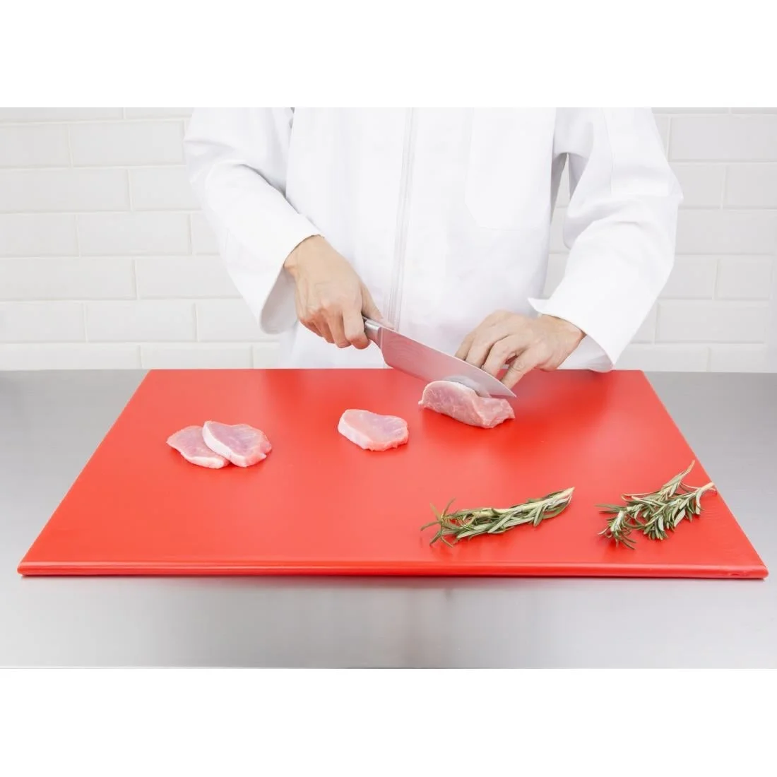 Hygiplas High Density Red Chopping Board Large - Image 5