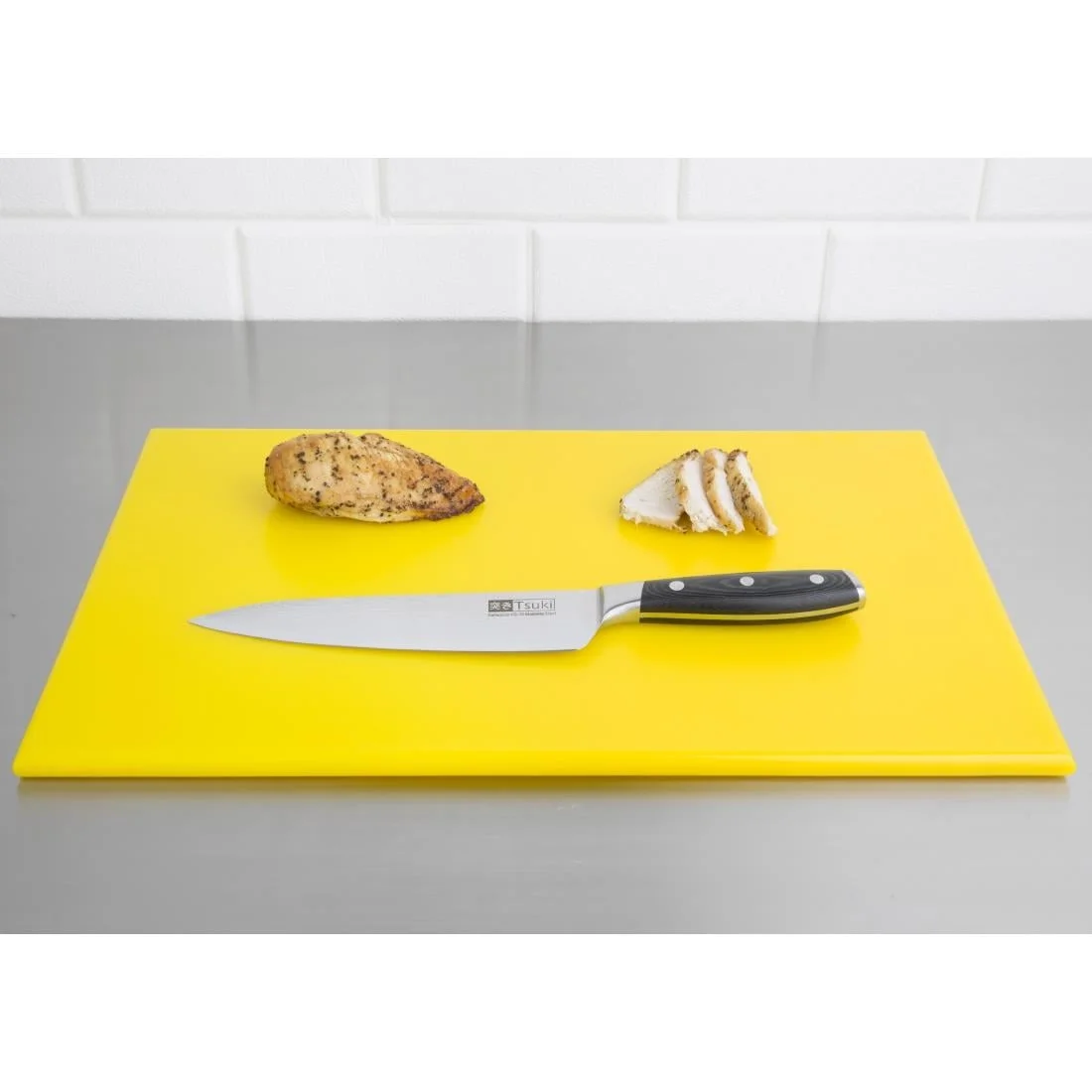Hygiplas High Density Yellow Chopping Board Standard - Image 3