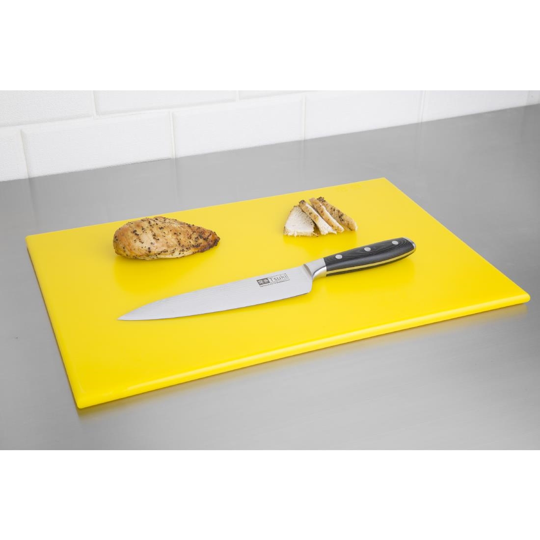 Hygiplas High Density Yellow Chopping Board Standard