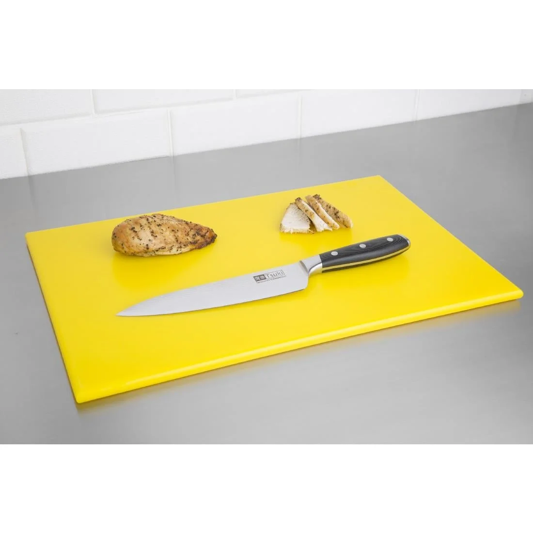 Hygiplas High Density Yellow Chopping Board Standard - Image 4