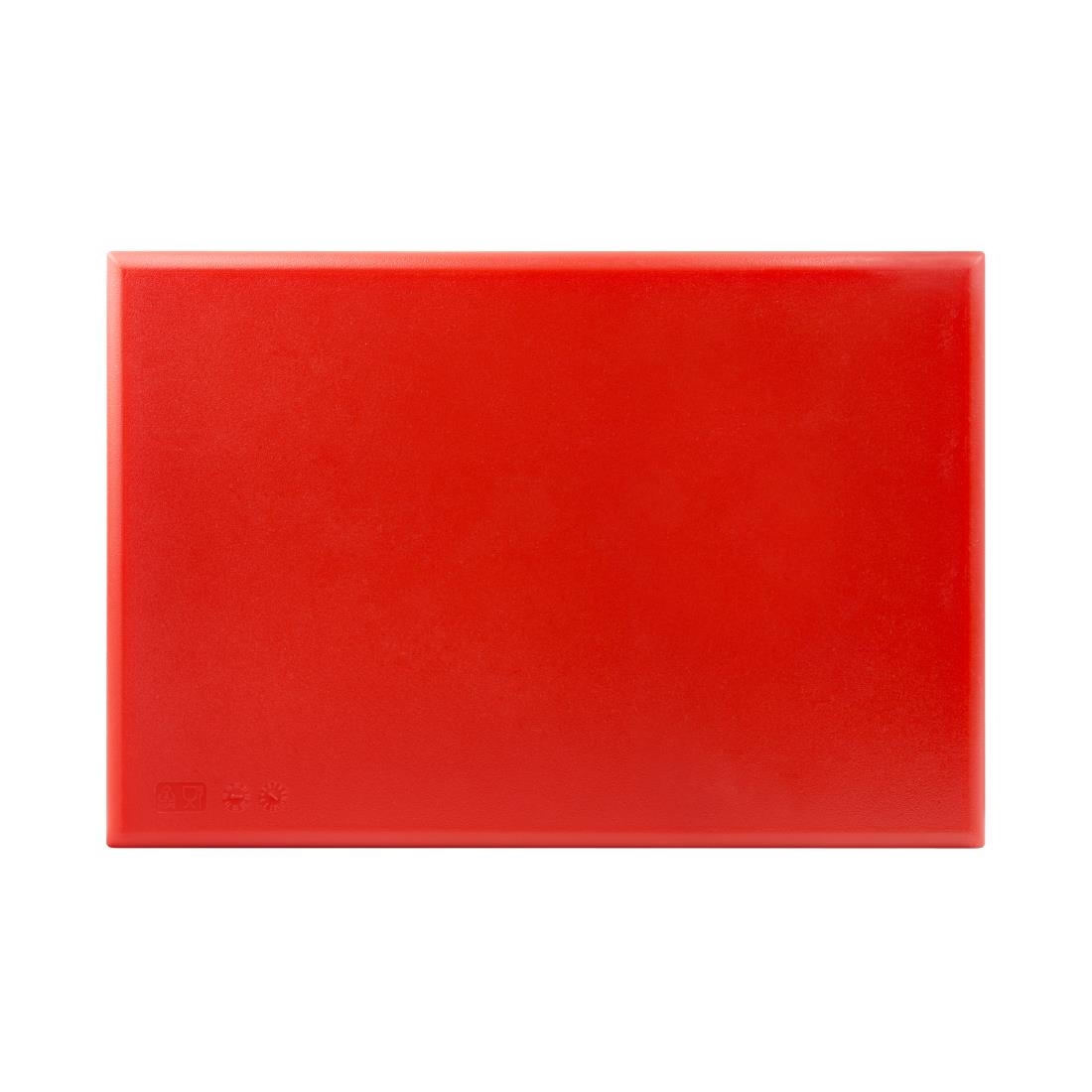Hygiplas Extra Thick High Density Red Chopping Board