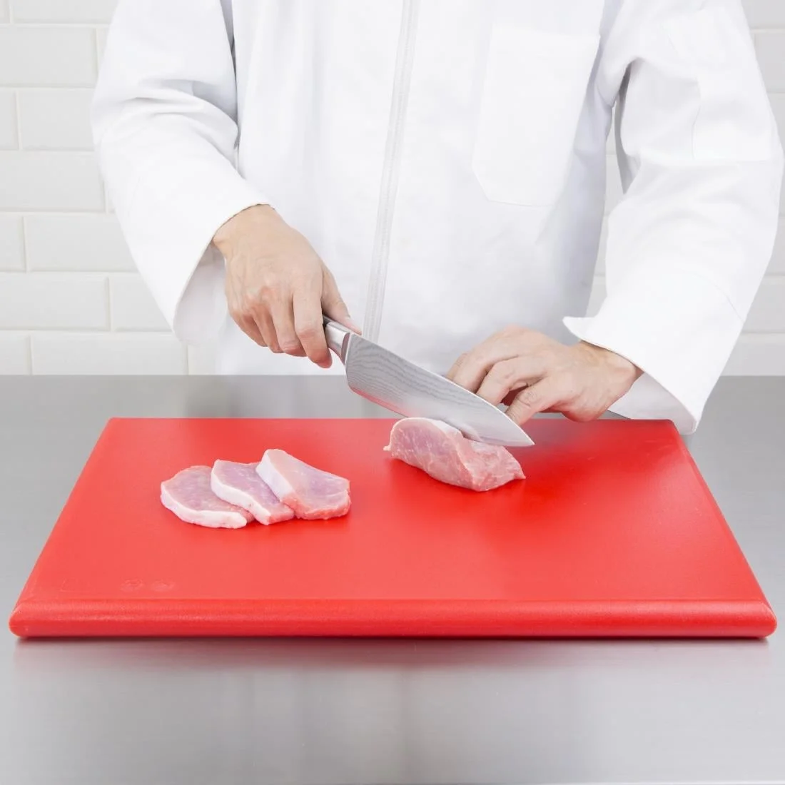 Hygiplas Extra Thick High Density Red Chopping Board - Image 5