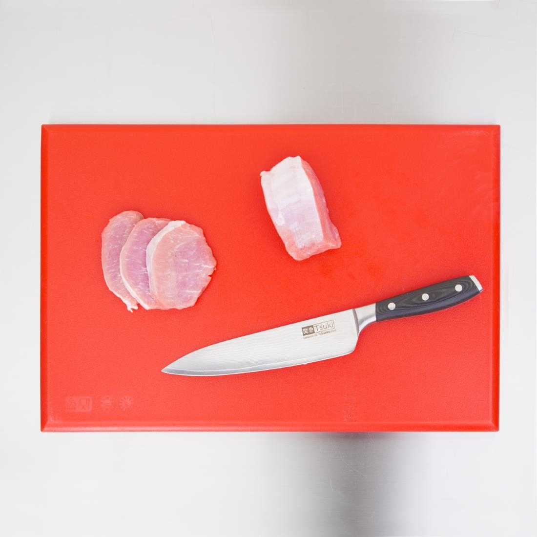 Hygiplas Extra Thick High Density Red Chopping Board
