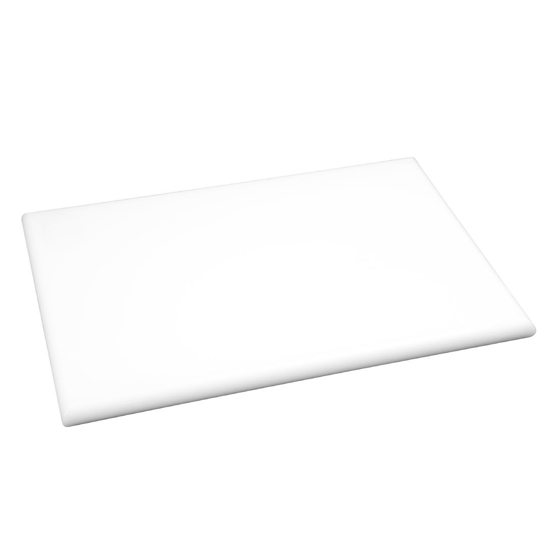 Hygiplas Extra Thick High Density White Chopping Board