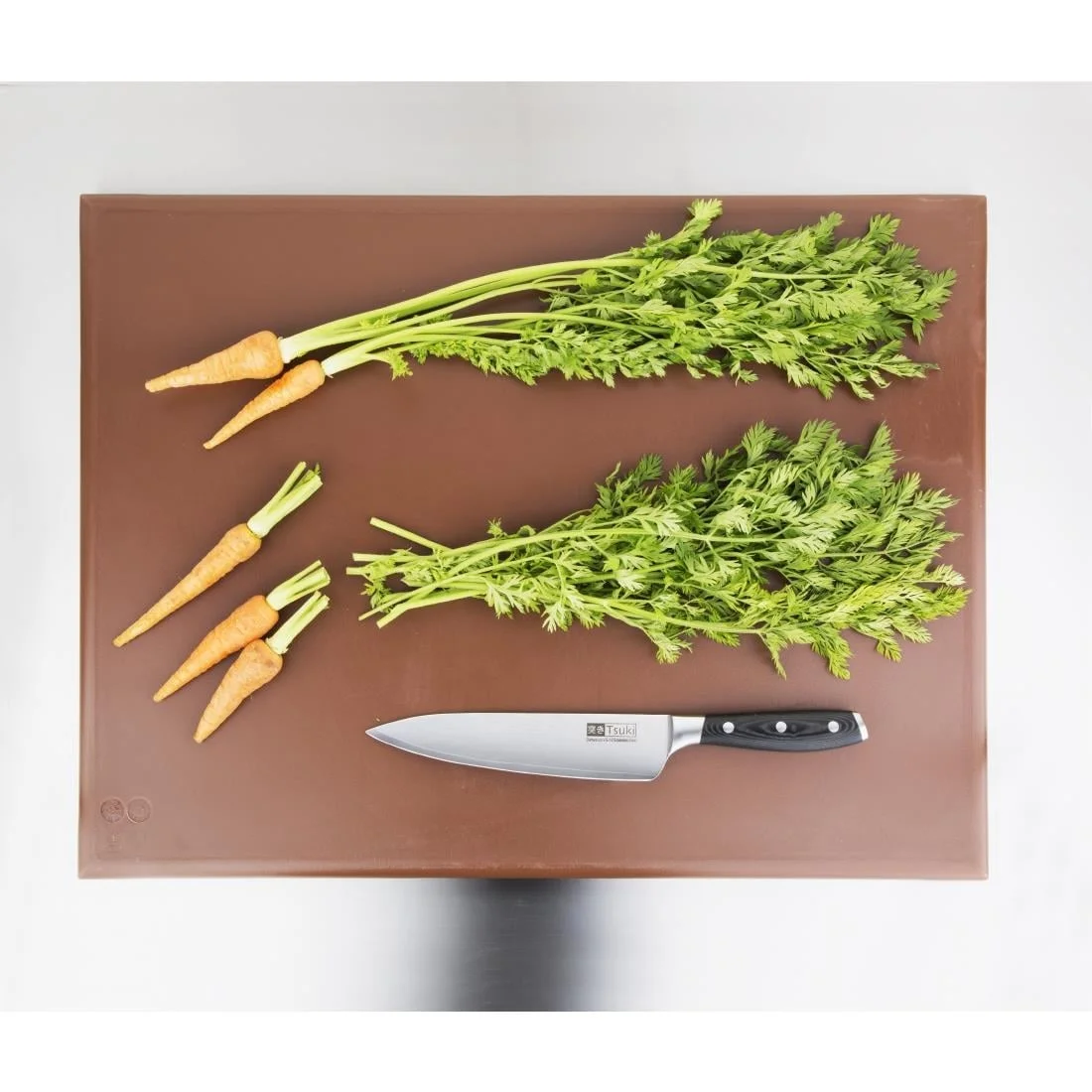 Hygiplas Extra Large High Density Brown Chopping Board - Image 4