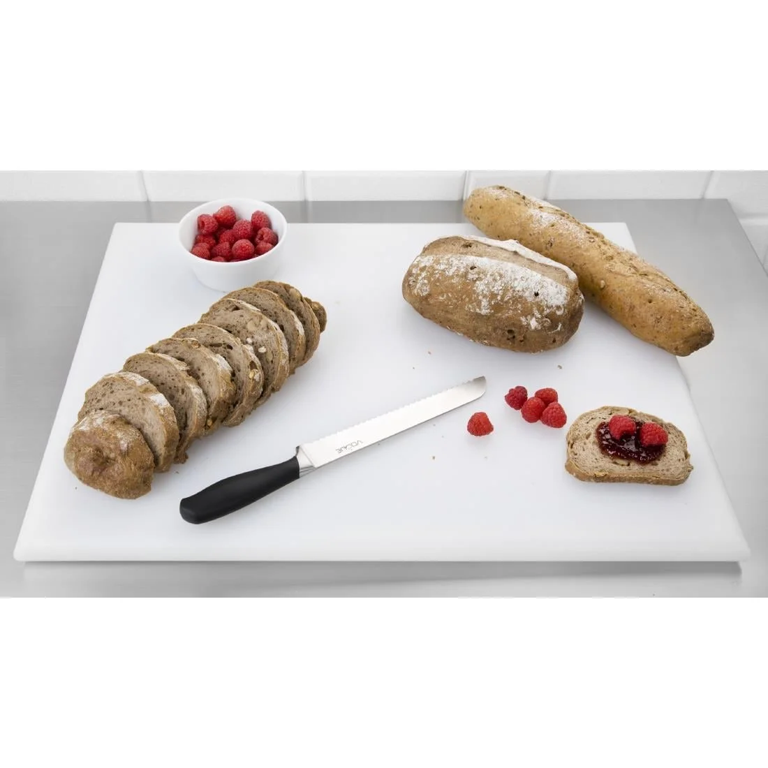 Hygiplas Extra Large High Density White Chopping Board - Image 4