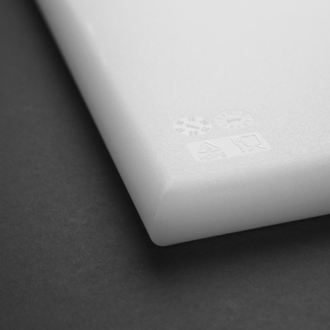 Hygiplas Extra Large High Density White Chopping Board