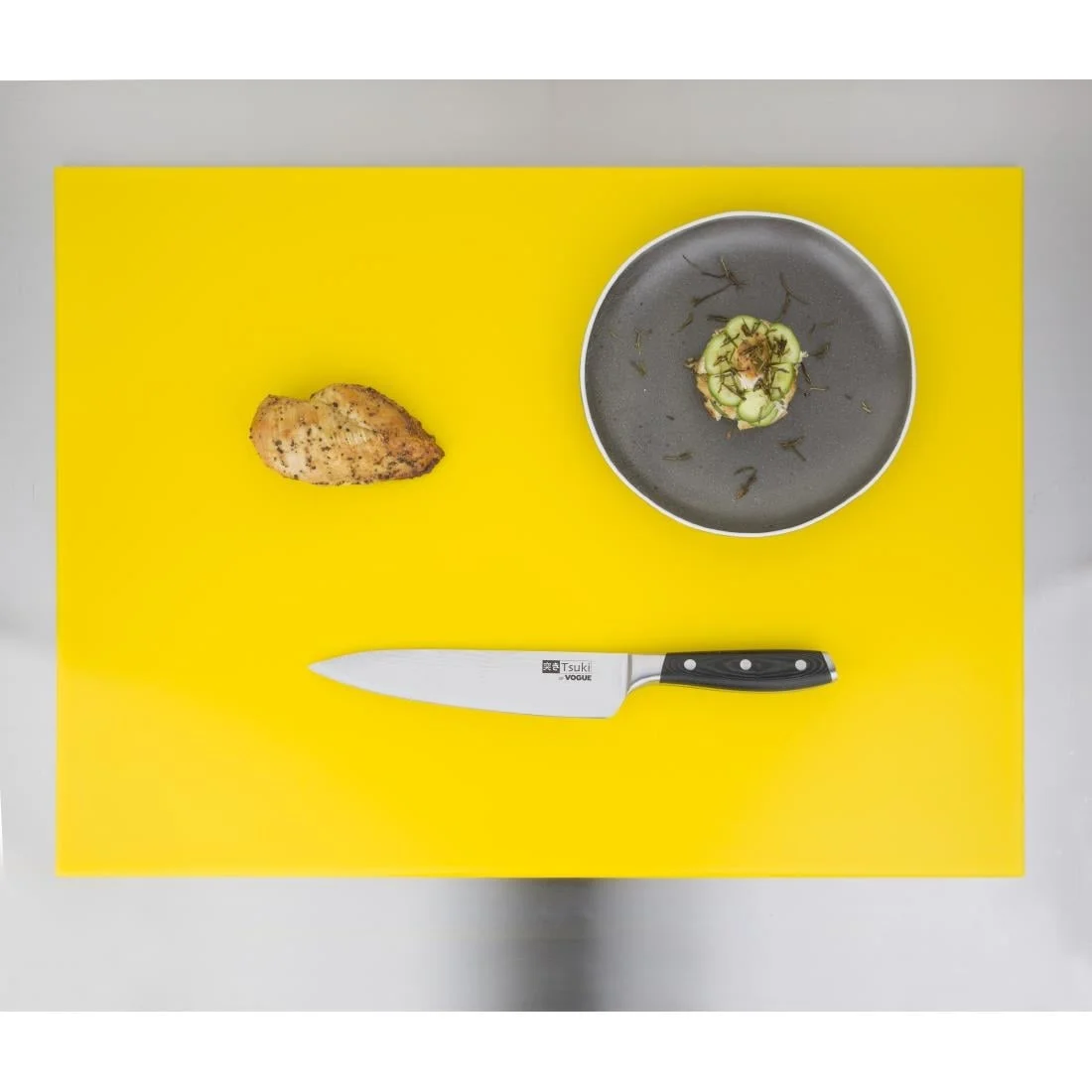 Hygiplas Extra Large High Density Yellow Chopping Board - Image 6