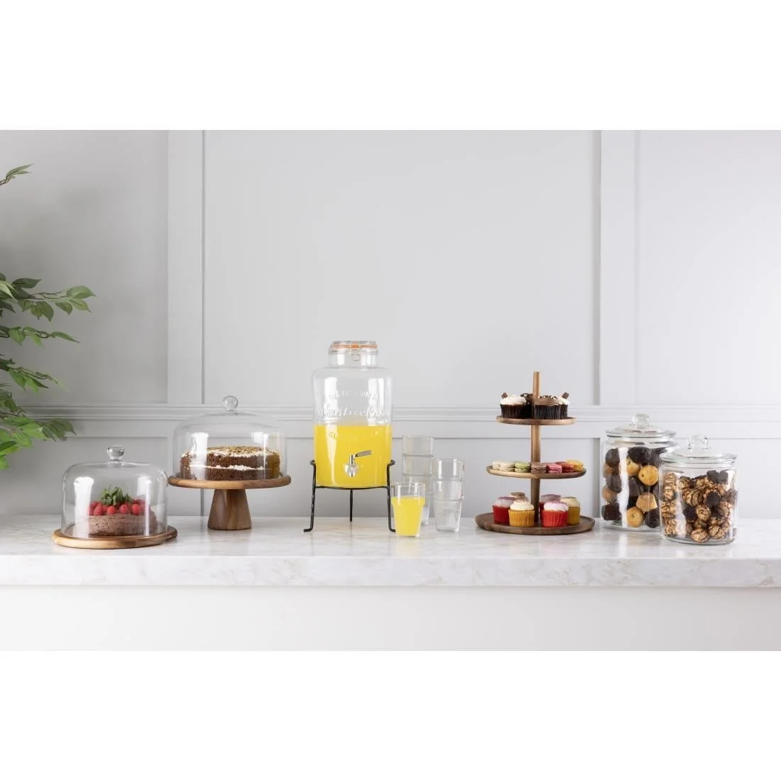 Olympia Single Juice Dispenser with Drip Tray - Image 6