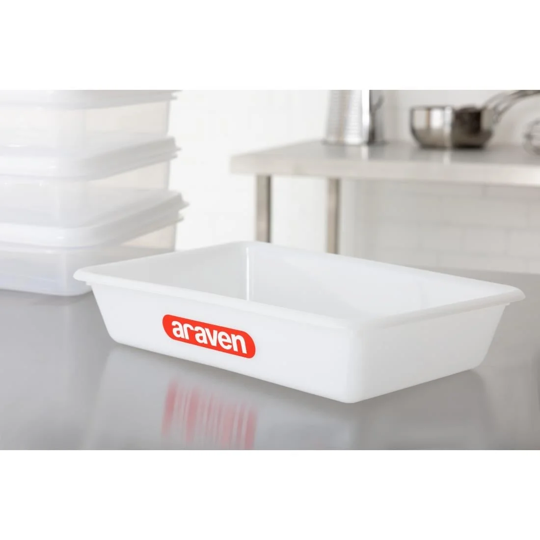 Araven Shallow Food Storage Tray 12in - Image 4