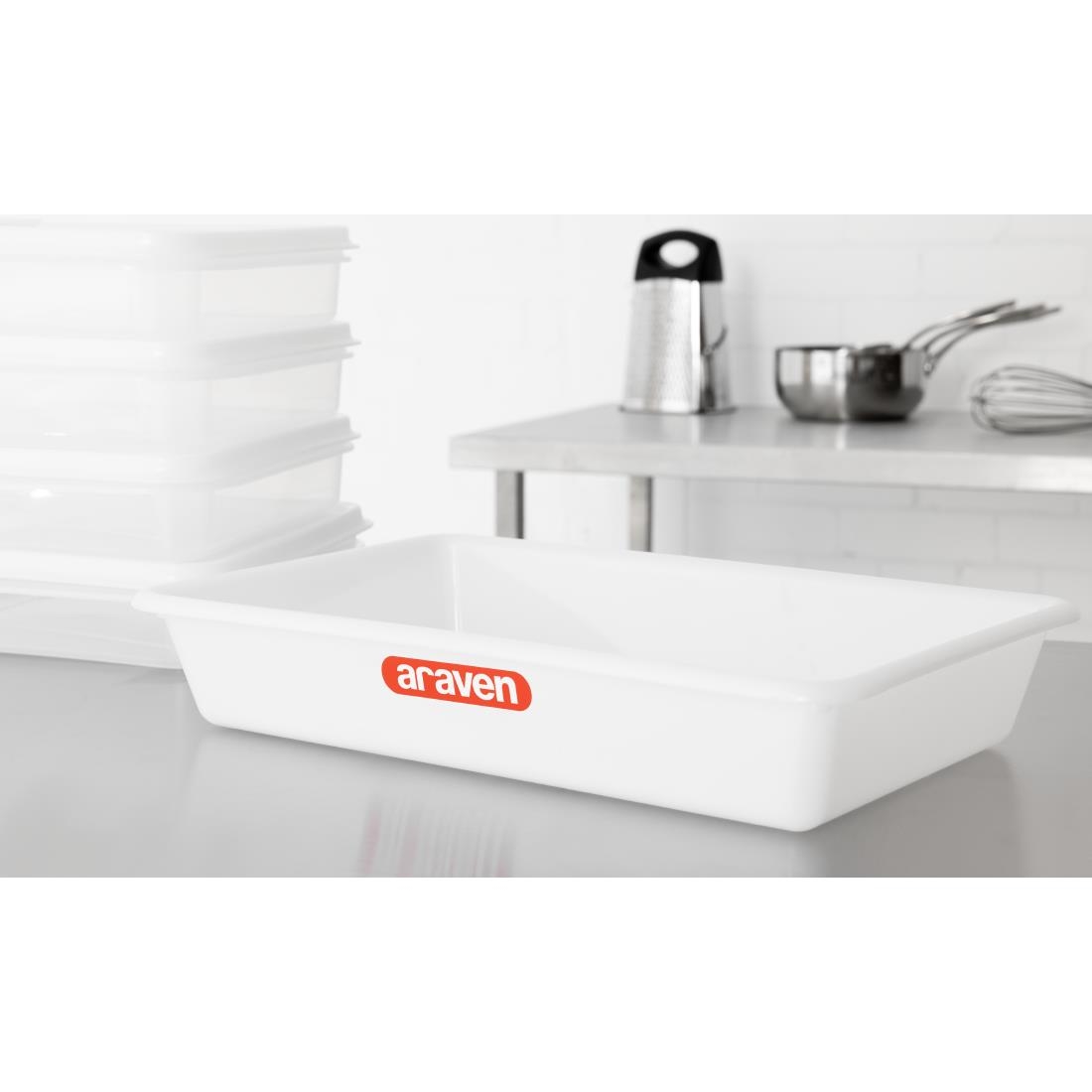 Araven Shallow Food Storage Tray 17in