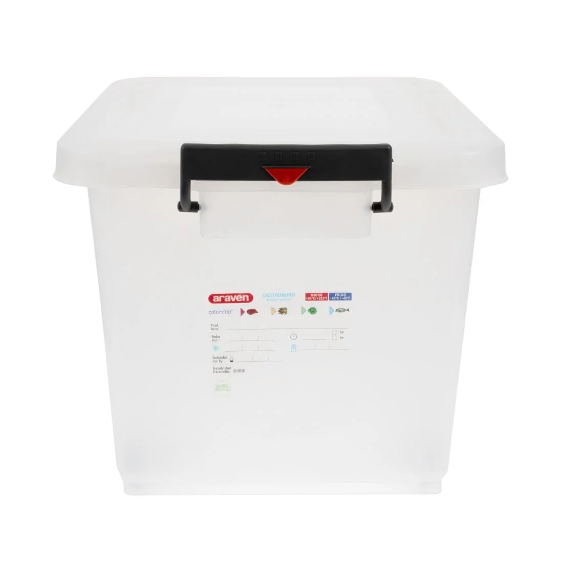 Mobile Food Storage Bin with Lid - Image 2
