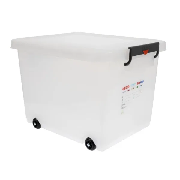 Mobile Food Storage Bin with Lid
