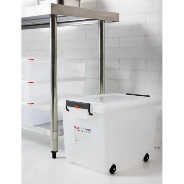 Mobile Food Storage Bin with Lid