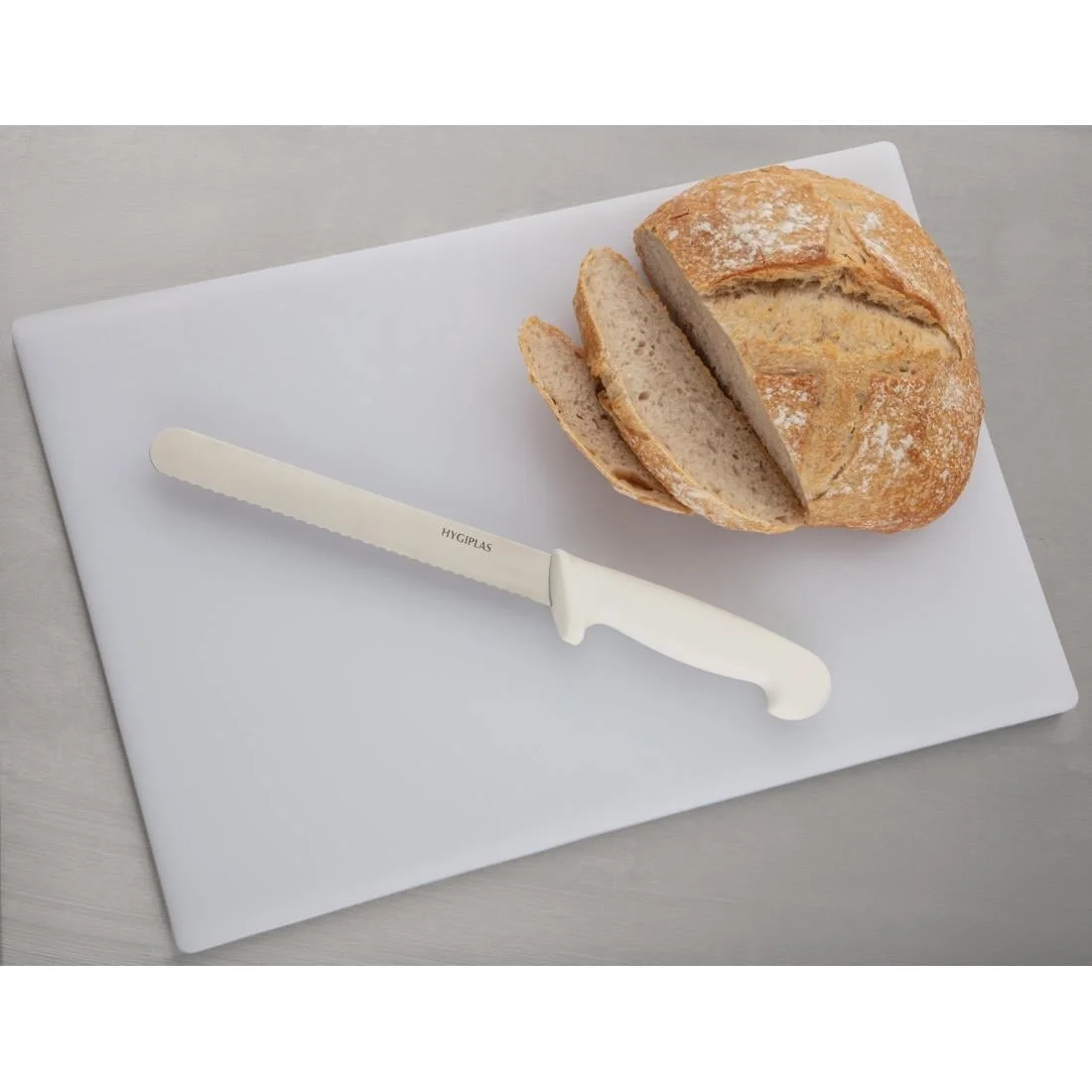 Hygiplas Standard Low Density White Chopping Board - Image 6