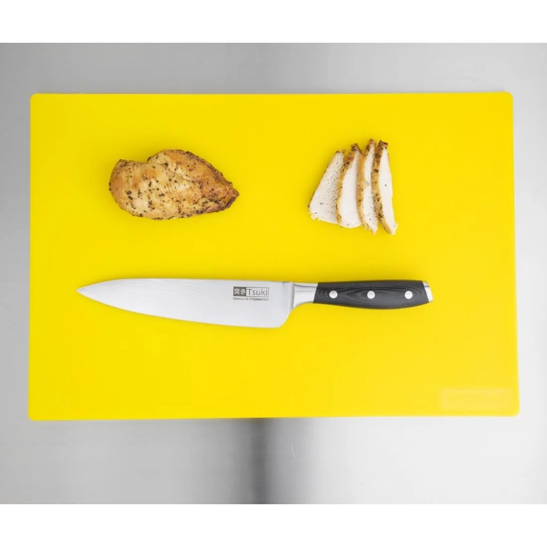 Hygiplas Standard Low Density Yellow Chopping Board - Image 5