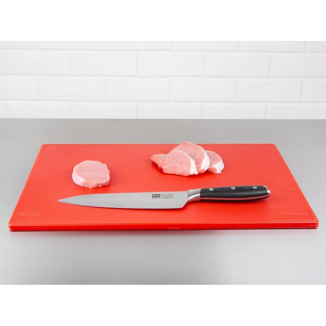 Hygiplas Standard Low Density Red Chopping Board - Image 4