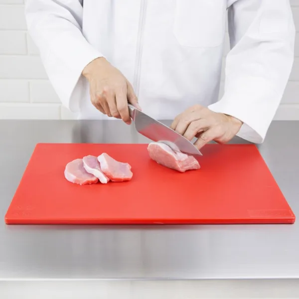 Hygiplas Standard Low Density Red Chopping Board