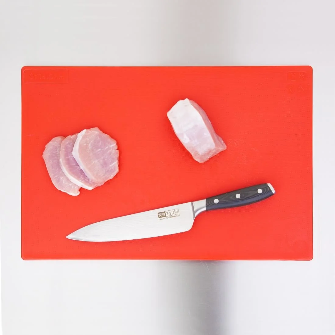 Hygiplas Standard Low Density Red Chopping Board - Image 6