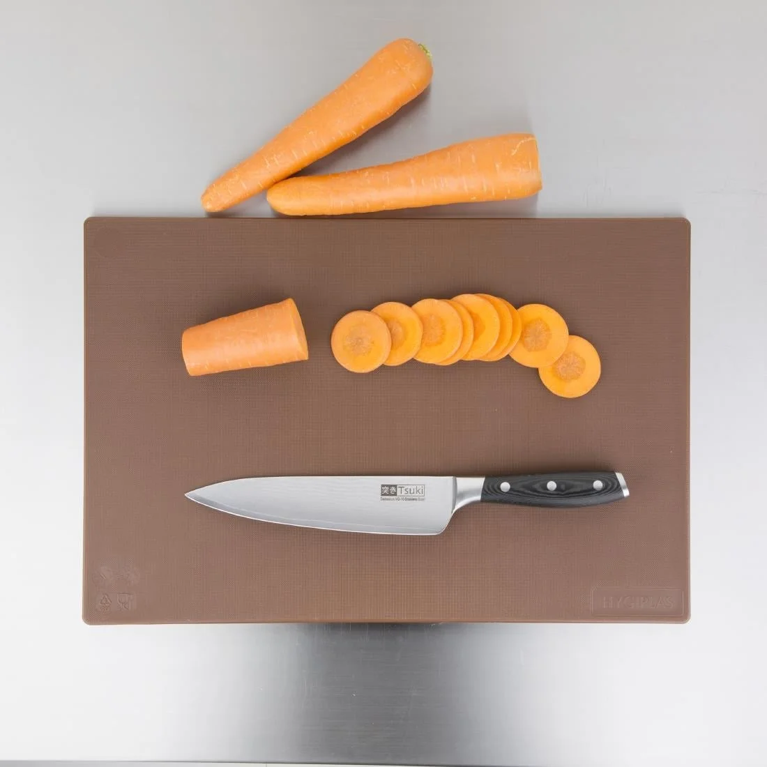 Hygiplas Standard Low Density Brown Chopping Board - Image 5
