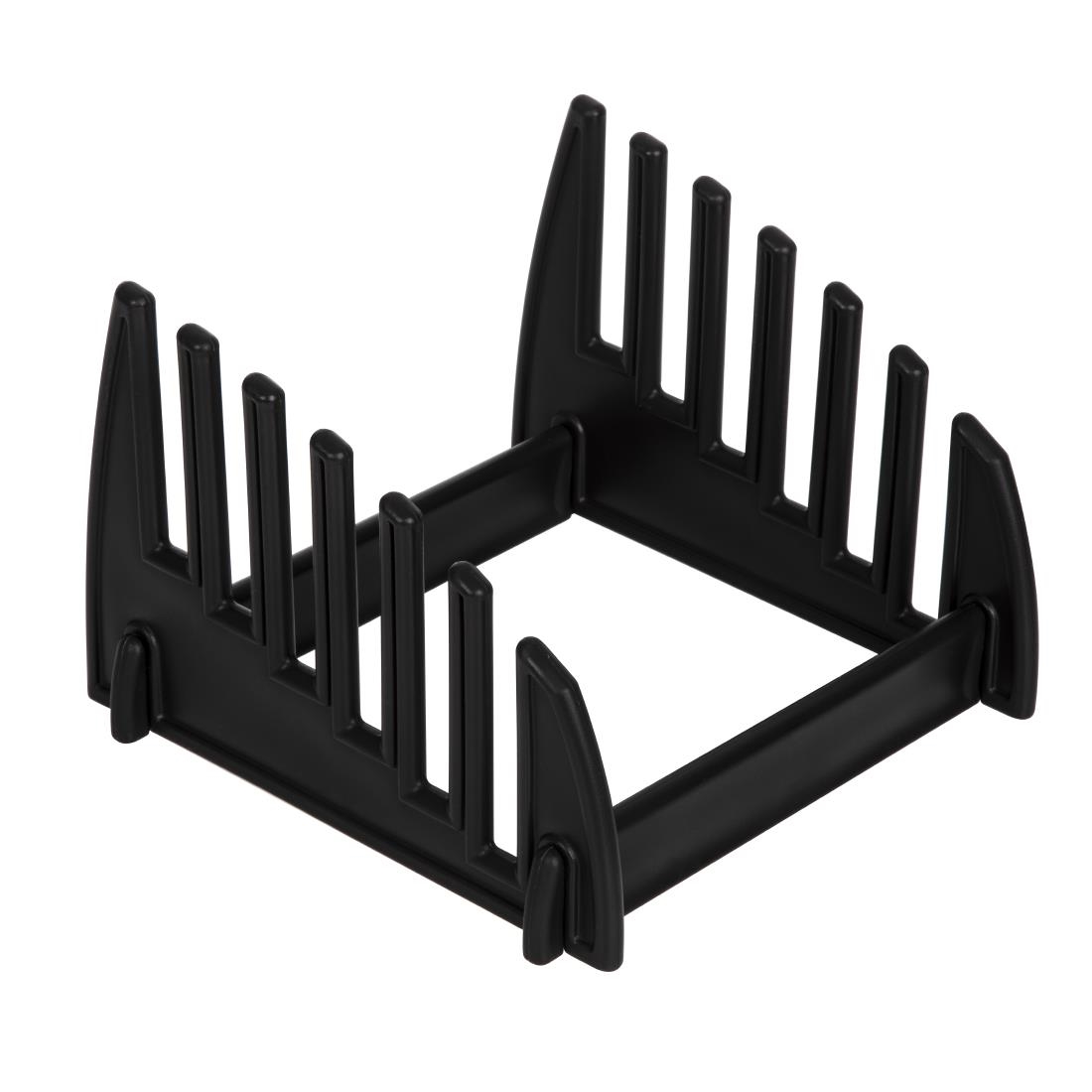 Hygiplas Standard Low Density Chopping Board Set with Rack