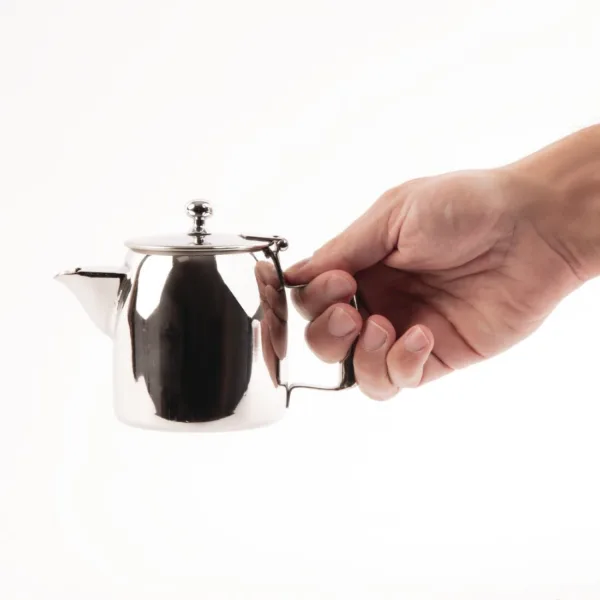 Olympia Cosmos Teapot Stainless Steel 12oz