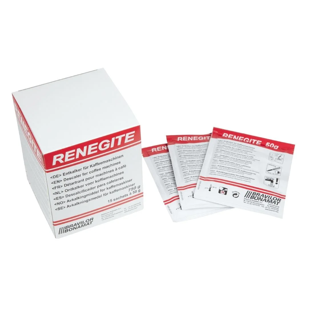 Bravilor Renegite Descaler Sachets Box of 15