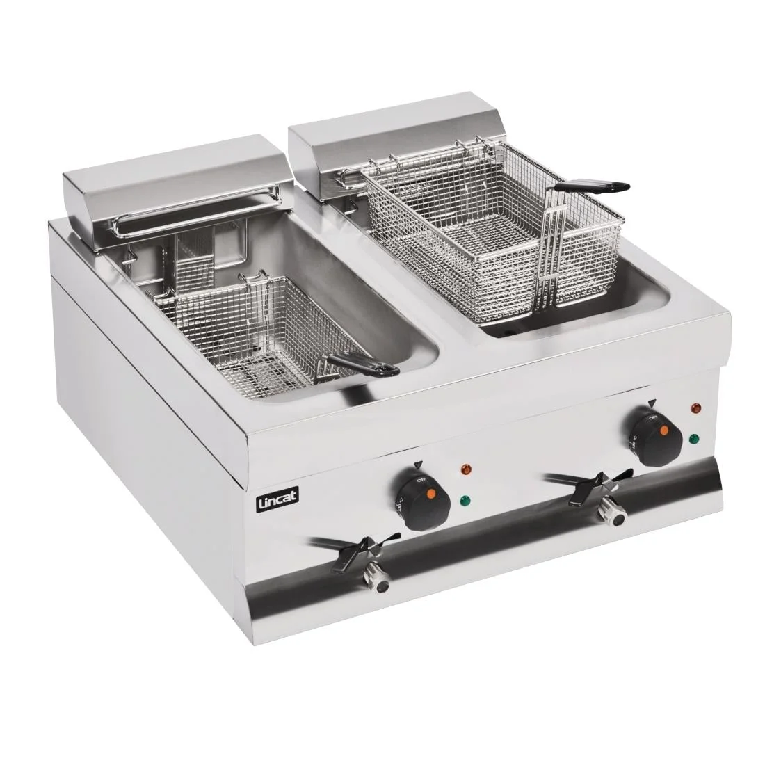 Lincat Silverlink Double Tank Countertop Fryer DF66 - Image 4