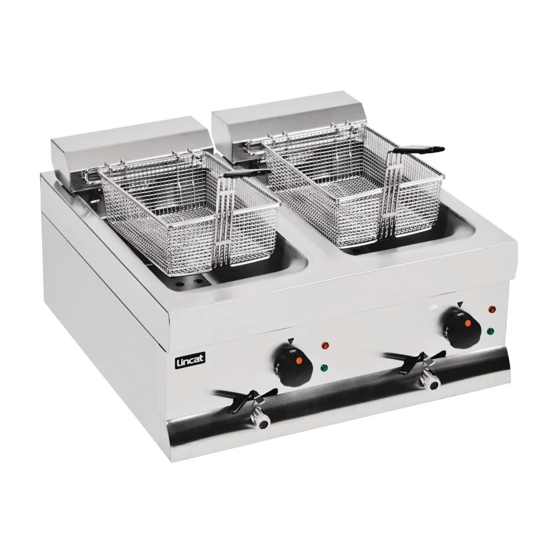 Lincat Silverlink Double Tank Countertop Fryer DF66 - Image 5