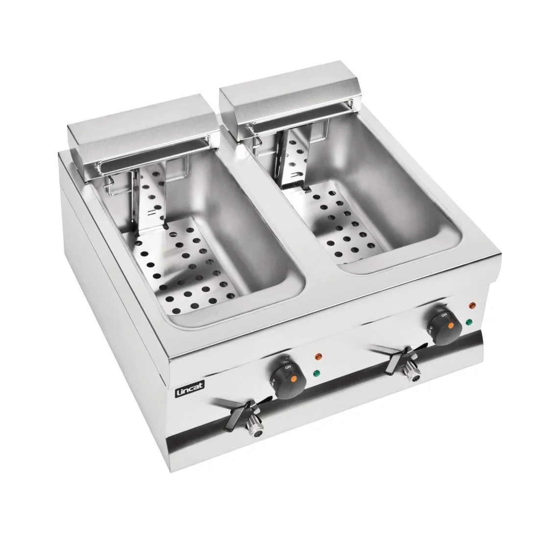 Lincat Silverlink Double Tank Countertop Fryer DF66 - Image 6