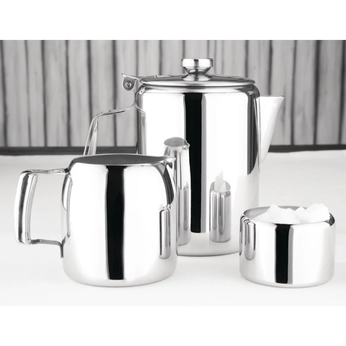 Olympia Concorde Sugar Bowl Stainless Steel 5oz - Image 3