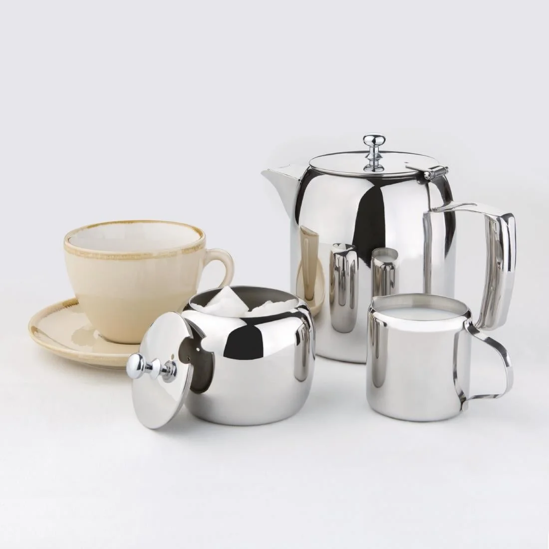 Olympia Concorde Milk Jug Stainless Steel 5oz - Image 4