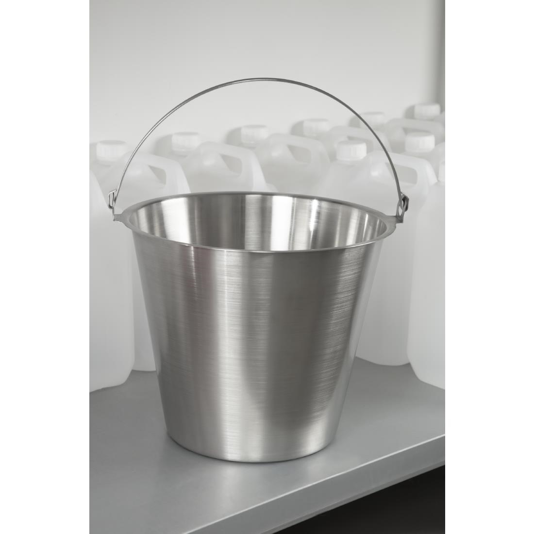 Jantex Stainless Steel Bucket 12Ltr
