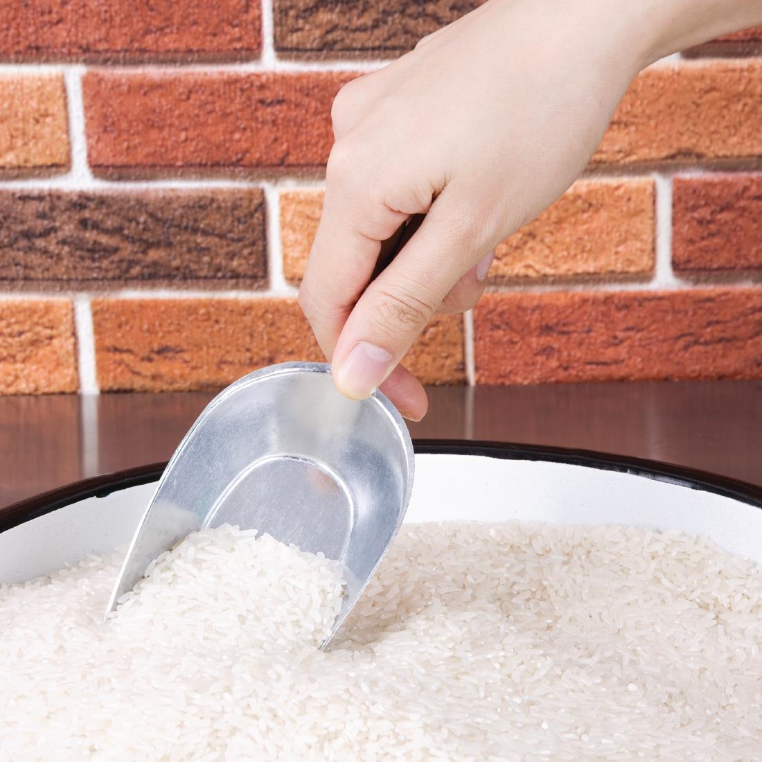 Vogue Aluminium Scoop 130ml