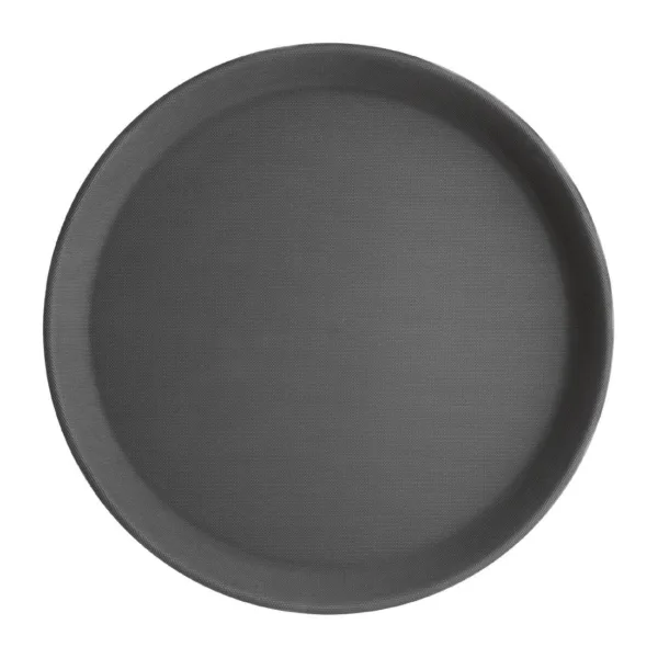 Bulk Buy Pack of 6 Round Anti-Slip Trays (C557)