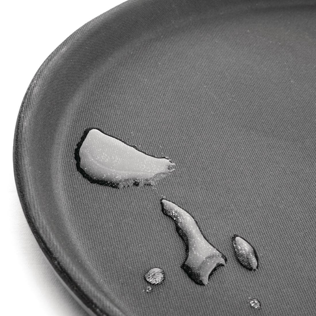 Bulk Buy Pack of 6 Round Anti-Slip Trays (C557)