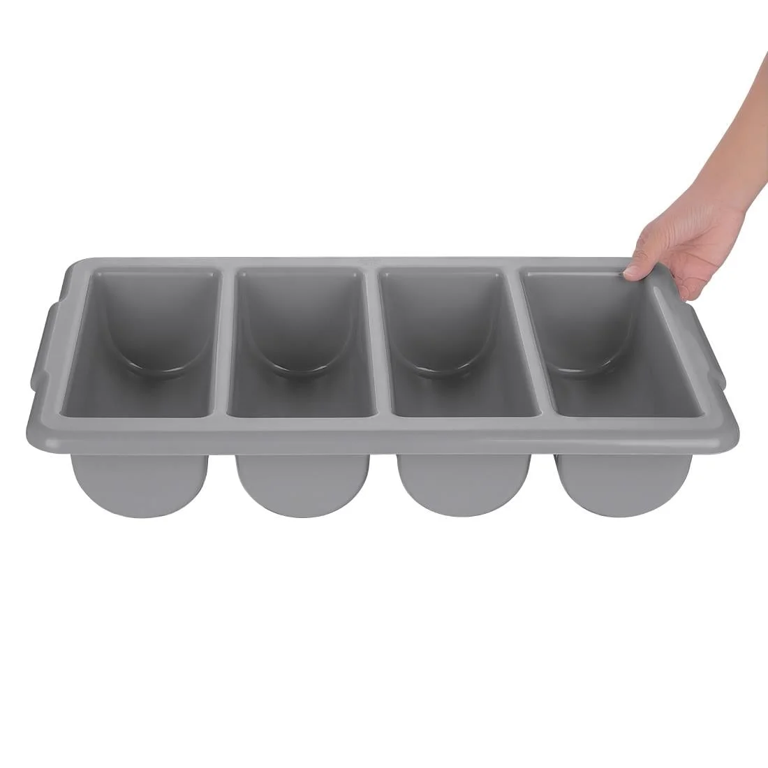 Kristallon Stackable Plastic Cutlery Tray Large - Image 5