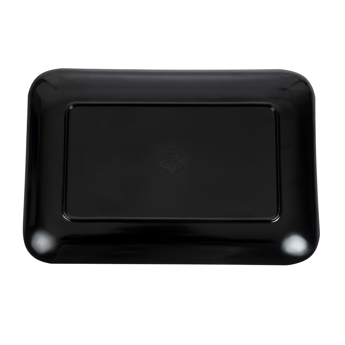 Rectangular Black Large Platter