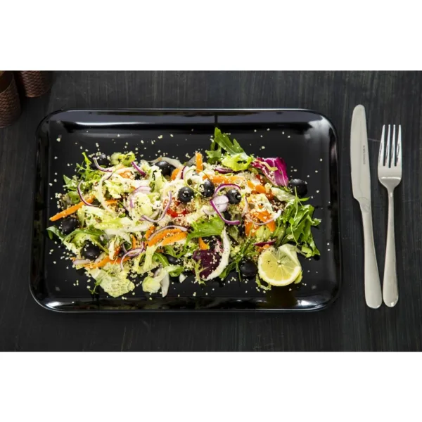 Rectangular Black Large Platter